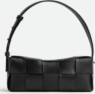 Bottega Veneta Small Intreccio Leather Brick Cassette Bag