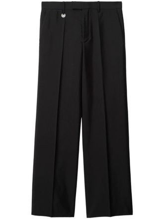Burberry Black Logo Wide Pants