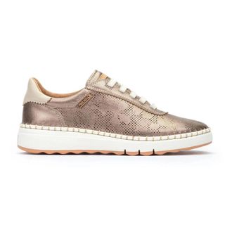 Pikolinos Bronzen damessneaker voor de zomer - Dames - Sneakers - Bruin - 38 EU - Schoenen