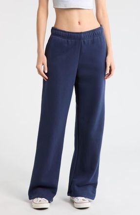 PacSun Core Washed Extreme Baggy Fit Sweatpants in Navy at Nordstrom, Size Xx-Small