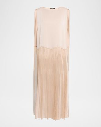 Emanuel Ungaro Solara Sleeveless Fringe Maxi Dress