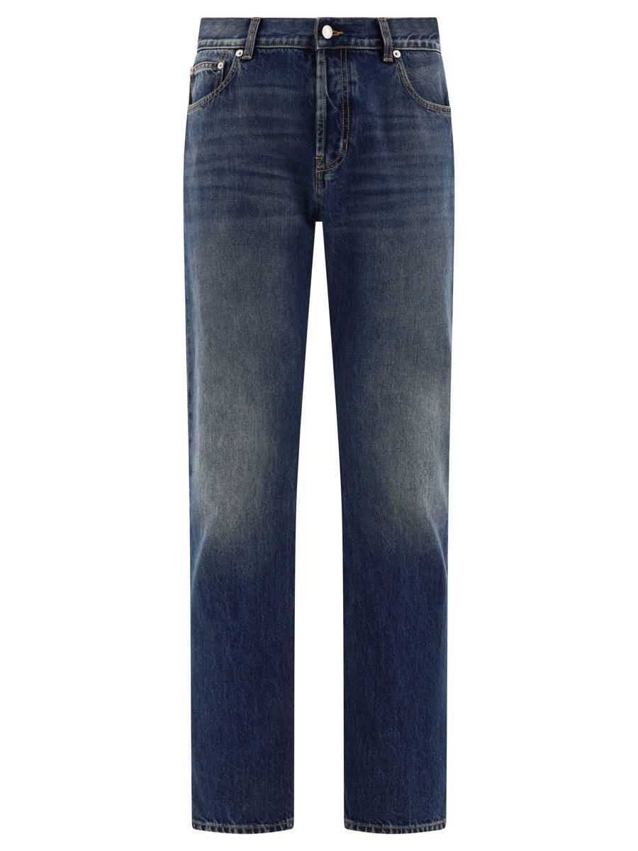 McQueen デニム・ジーパン logo Jeans with Alexander detail