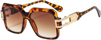 Generic Oversized Sunglasses For Women Luxury Sun Glasses Vintage Eyewear UV400 Female Shades,leopard,one size 2026