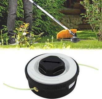 No Brand Desbrozadora Con Cabezal Motorizado - Desbrozadora Con Cabezal De Alambre - Mantenimiento De C&eacute;sped Y Jard&iacute;n - Ajuste Autom&aacute;tico Del Alambre - 14,3 X 