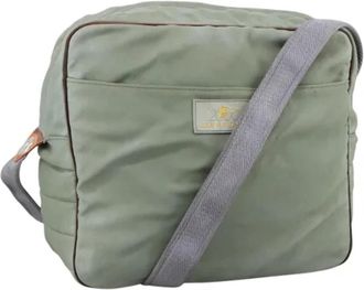 Louis Vuitton Tweedehands Canvas Louis Vuitton tassen - Dames - Vintage Schoudertas - Grijs - ONE Size - Leer - Vintage