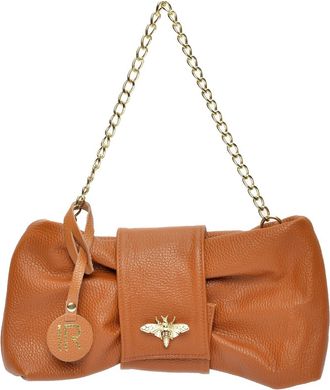 Isabella Rhea Bruine Leren Tas