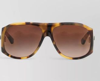 Chlo&eacute; oversized geometric sunglasses