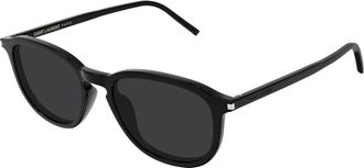 Saint Laurent SL 939 Zonnebril - Heren - Zonnebrillen - Zwart - 52 MM - Nylon - Accessoires