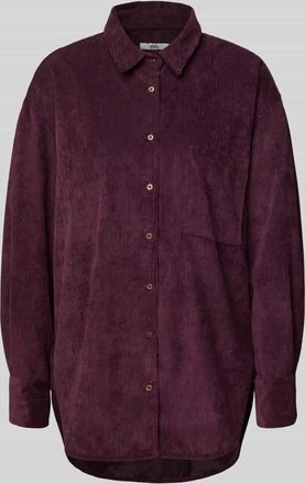 0039 Italy 0039 Italy Hemdbluse mit Knopfleiste Modell BETTY in Bordeaux, Größe XS