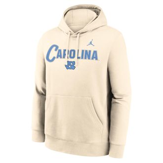 Nike Jordan North Carolina Primetime Club Nike Mens College Pullover Hoodie in White | NKDK15ANCN-HJR