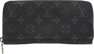 Louis Vuitton Black Coated Canvas Coin Purse/Coin Case (Pre-Owned)