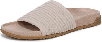 Vionic Womens Evie Knit Slide Sandal - Cream