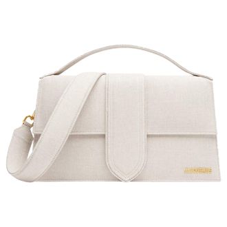 Jacquemus Womens Le Bambinou Shoulder Bag - Beige Leather - One Size