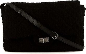 Chanel 2010 Mademoiselle shoulder bag - women - Leather/Canvas - One Size - Black