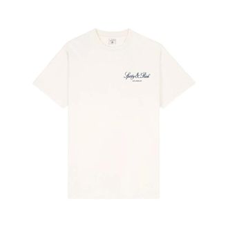 Sporty & Rich T-Shirts, female, Beige, Size: XS Vendome T-Shirt