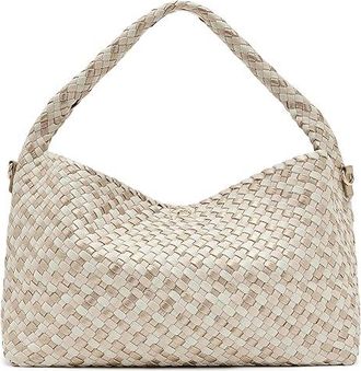 Dune London Deliberate I Us Shoulder Womens Handbags Ecru, Faux Leather