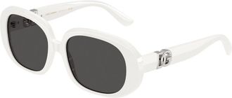 Dolce & Gabbana DG4476 331287 Womens Sunglasses White Size 56