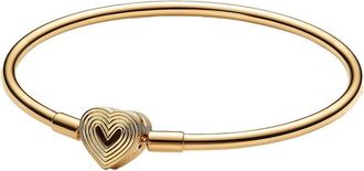 Pandora Moments 14K Rose Gold Plated Bangle Bracelet