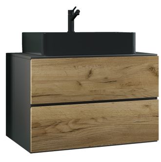 ebuy24 2pcs Lavabo De Lavabo Lendas S Bl 52x80x52 - Vcm