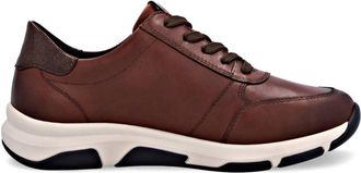 Remonte Womens D1S06 Leather Sneaker In Cognac