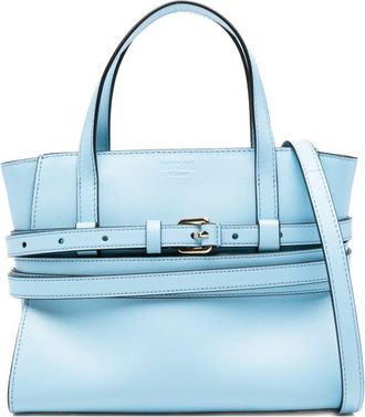 Moschino Womens Tie Me Small Leather Handbag