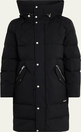 Mackage Mens Werner-Z Quilted Down Parka with Removable Bib