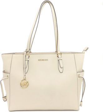 Michael Kors Beige Pvc Tote Bag (Pre-Owned)