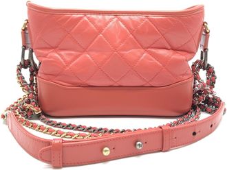 Chanel Red Gabriel Chain Shoulder Womens Bag (Pre-Owned)