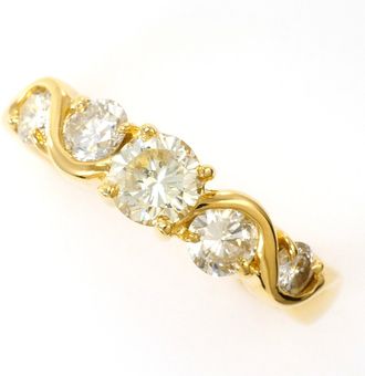 C&A Yellow Yellow Gold Yellow Gold (18K) Band Ring (Pre-Owned)