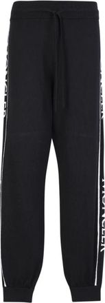 Moncler Logo Sweat Pant - Dames - Sweatpants - Zwart - XS - Wol - Broeken