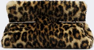 Givenchy Pinch Soft leopard-print clutch