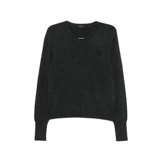 Gucci V-neck Logo-embroidered Sweater