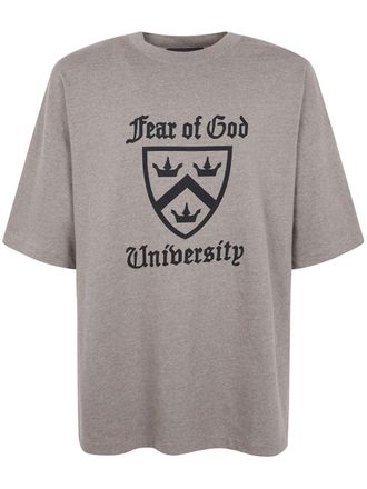 Fear of God T-shirt met print - Grijs