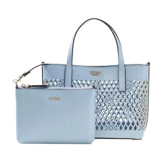 Guess Handbags, female, Blue, Size: ONE SIZE Letty 2 in 1 Mini Tote