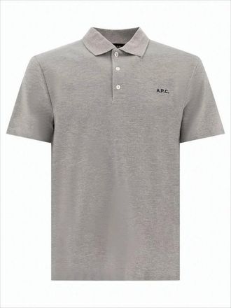 A.P.C. Classic Grey Polo Shirt