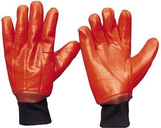 Strong Cosmetics Guantes De Protecci&oacute;n Invierno, Pvc, Naranja
