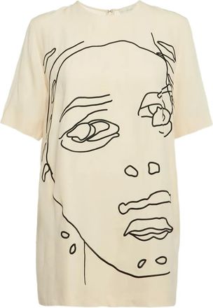 Stella McCartney Abito corto - Toni neutri