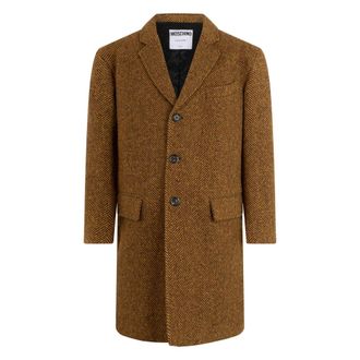 Moschino Hombre, Abrigos, Marr&oacute;n, Talla: L
