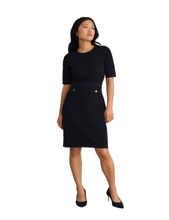 Hobbs London Petra Knitted Dress in Hobbs Navy at Nordstrom, Size 10