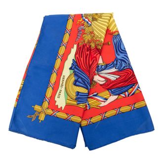 Herm&egrave;s Tweedehands Republique Francaise Liberte Egalite Fraternite Seidensjaal 90