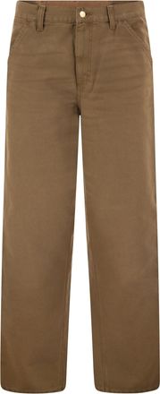 Carhartt Work in Progress katoenen broek met enkele knie