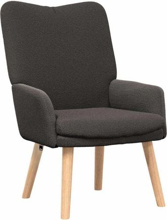 vidaXL Sedia rilassante Grigio scuro 63 x 67 x 94 cm Tessuto - Vidaxl