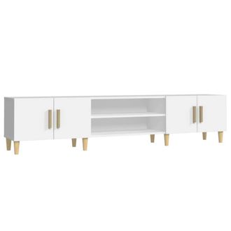 Berkfield Home TV Cabinet White 180x31.5x40 cm Engineered Wood