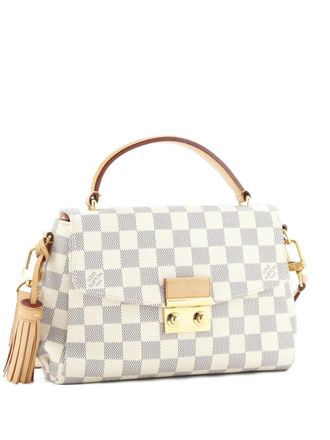 Louis Vuitton Croisette Handbag Damier crossbody bag - women - Fabric - One Size - White