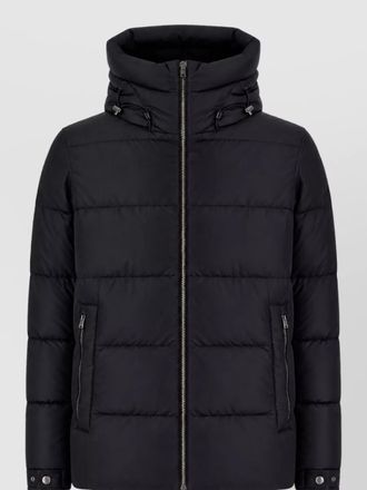 Herno down quilted hooded puffer jacket
