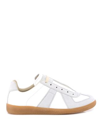 Maison Margiela Replica Sneakers In Leather And Suede