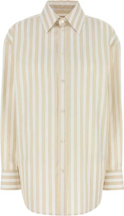 Saint Laurent Embroidered Oxford Shirt