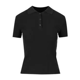 Msgm Msgm, Dames, Tops, Zwart, Maat: L Viscose