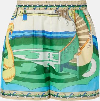 Tory Burch Printed cotton shorts
