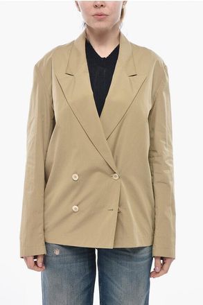 Dries Van Noten Double-Breasted Blazer CAPLANA Unlined Cotton size M